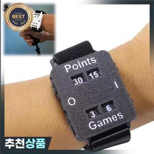 1개 휴대용 크리켓 테니스 파델 점수판 손목밴드 - 즉시 점수 기록 장치 코치 심판 선수를 위한 데이터 손