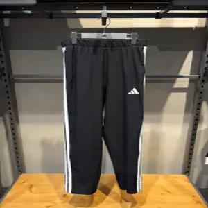 아디다스 3-스트라이프 우븐 스냅 트랙 팬츠 (JY7718) Black
