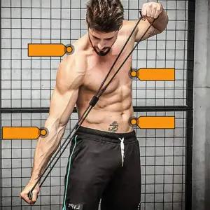 TBZ 남자 근윤운동 탄성 밴드 몸짱 만들기 홈트