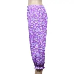 꽃무늬 9부 면 시보리 100 디자인 여성 SN2302-0757 파자마