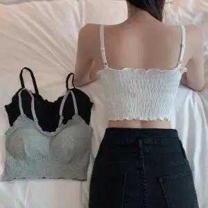 골프 스포츠 운동 노와이어 편한 여성 면 브라 렛 탑 브래지어 브라자