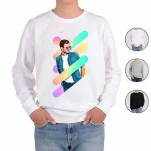 맨투맨 프린팅티셔츠 시크한 남자 fJr1+4nXr