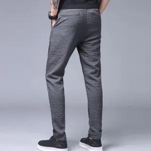 남자밴딩팬츠 남자 여름 핀턱 일자 팬츠 직장인 출근룩 편한 바지