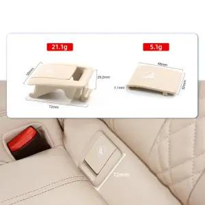 자동차 뒷좌석 안전 시트 ISOFIX 커버 고정 장치 후크 버클 플레이트 2017-2022 BMW 5 시리즈 G30 교체용