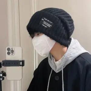 겨울 도톰한 니트 비니 편안한 착용감 신축성 모자