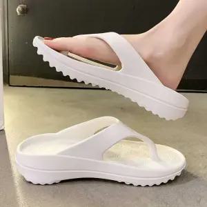 플리플랍 쪼리 슬리퍼 남녀공용 푹신소재 바닥끈 일체 eSk5+7WJZ