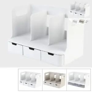 문구용꽂이 학생 사무실 책상 문구 서랍 책꽂이 미니 책진열장