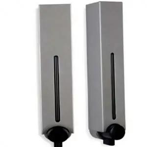 플라스틱 벽걸이 수동 디스펜서 화장실 샴푸 욕실 디스펜서 리필 카페 부착 구디스