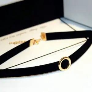 가을 데일리 초커 초커 패션 선물 레이어드 벨벳 목걸이 라운드 넥초커 여성 싱글 스웨이드