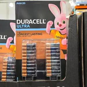 코 스트코 듀라셀 울트라 알카라인 건전지 AAA (1.5V) 20개