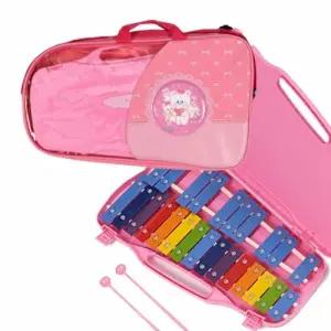 ( )휴대용 유아 실로폰 케이스 어린이 실로폰 장난감 악기