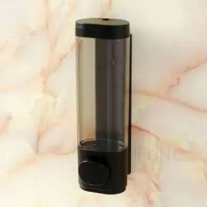 벽걸이 비누디스펜서 1구 블랙 샴푸공병 벽걸이바디워시 욕실디스펜서 샴푸통디스펜서 호텔욕실용품