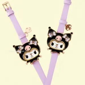 쥬얼 패션 손목시계 캐릭터 아날로그 학생용 어린이 선물용 가죽 밴드