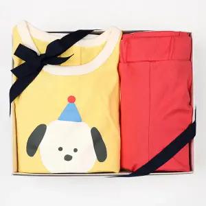 [HP블루독베이비](YE)멍멍민소매상하세트 (4637067221)