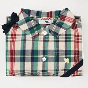 [HP블루독베이비](BL)마드라스체크드레스 (4631440001)