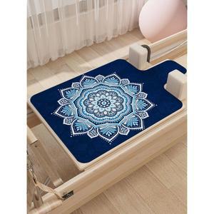 ZGSDTF 필라테스 리포머 머신 매트 1.5mm 얇고 튼튼한 착용감, 땀 흡수성, 미끄럼 방지, 접이식, 세탁 가능