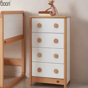 원목 4단 서랍장 침실 수납장 선반 아기 옷장 유아