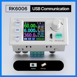 RK6006-BT CNC 직류 조정 전원 공급 장치, DC to DC 스텝 다운 전압 벤치, 4 자리 통신, 60V 6A, 신제품