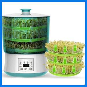 2층 지능형 콩나물 기계 자동 온도 조절 녹색 씨앗 재배 220V