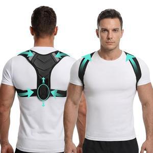 짐고어 U2018S U2019 남성용 있는 브레이스 위한 프로급 스트레이트너 벌릴 폼을 허리 어퍼 교정기 어깨를 하이텐션 지지판