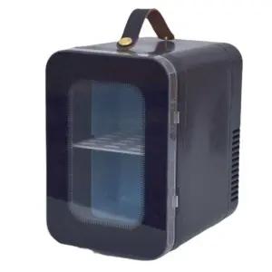 소형 자동차 지능형 여행용 냉장고 2 가지 모드 6L 투명 에너지 절약 쿨러 가정용 공간