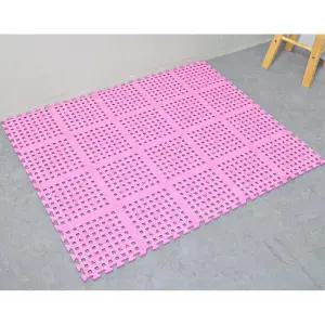 수영장 목욕탕 화장실 PVC 지압 조립매트 20P 욕실논슬립시공 안전사고방지