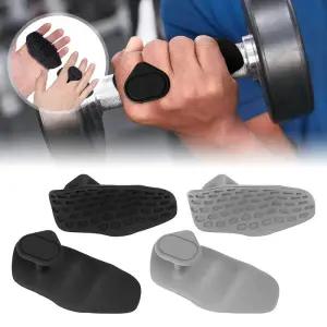 고무 웨이트 트 덤벨 손 보호대 인체공학적 미끄럼 방지 운동 그립