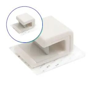 쌍문상회 욕실 심플인테리어 폼클랜징폼 치약 튜브형 클립 홀더 린스 샴푸 행거 거치대