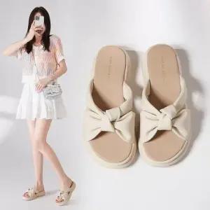 여성 신발 슬리퍼 슈즈 통굽 로 여름용 컴포트 에어 미끄럼 방지 MF5