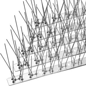 스테인리스 스틸 베이스로 새 스파이크를 장착한 OFO 스파이크 내구성이 뛰어난 화살 비둘기 울타리 키트