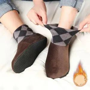 [하프클럽/셀러허브_여성트랜드패션]벨벳 소재 데일리 숙녀양말 덧신 묶음