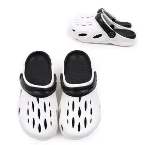 55 고급 아쿠아 샌들 화이트 슬리퍼 어린이 성인 Nhv6+3efg