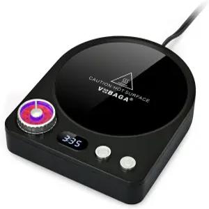 스마트 메모리 시스템과 9가지 온도 설정이 가능한 보바가 커피 머그잔 워머 맞춤 타이머와 정밀한 분