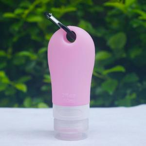 3PCS 실리콘 여행용 세트 세면용품 샴푸 가능한 90ML 재사용 로션 샤워 휴대용 디스펜서