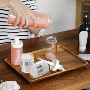 2PCS 에어리스 펌프 로션 용기 누출 페이셜 방지 리필 포장 여행용 가능