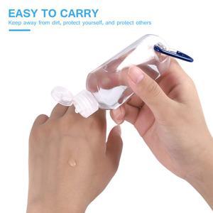 10PCS 리필 가능한 여행용 워시 액체 샴푸 로션용 프레스 휴대용 페이스 용기 내구성 있는 스포츠용