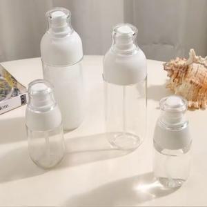 새로운 50 150ML 여행용 로션 샴푸 액세서리 펌프 투명 가능한 스플릿 푸시형 재사용 용기