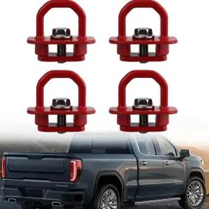 20072022 쉐보레 실버라도/GMC 시에라 픽업 및 콜로라도/GMC 캐니언 20152022 트럭 침대 카고 후크4팩