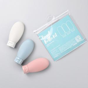 3PCS 샴푸 로션 리필 휴대용 가능 플라스틱 여행 세면 용품 용기 보관