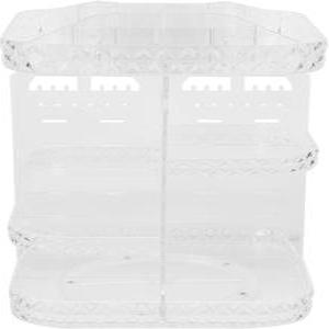 이펫붐 로터리 화장품 보관함 메이크업 오거나이저 멀티 레이어 데스크톱 디스플레이 케이스 베니티 테이블