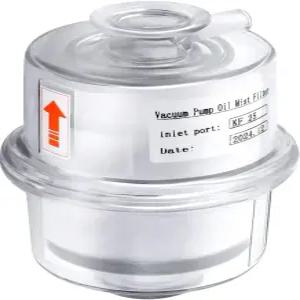 산업 생산 실험실 화학 공장용 유리 섬유 코어 KF25 플랜지 오일 배수관이 있는 미스트 분리기 배기 필터