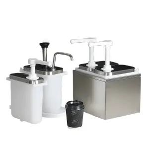 업소용대용량시럽통 소스통 정량 용기 카페 펌핑