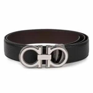 간치니 로고 리버시블 레더 벨트 67-A254 NERO+HICORY 734227