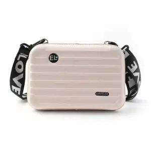 [라일리] Rly 미니 크로스백 핑크베이지 미니핸드폰가방 여자미니