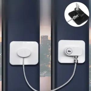 부착 문열림방지 잠금 무타공 방문 서랍 냉장고 열쇠