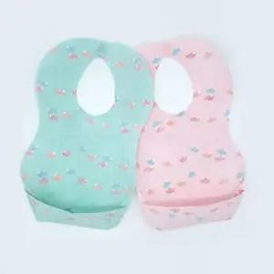 방수턱받이 코젠더스 아기 유아 이유식 위생 턱받이 25개입