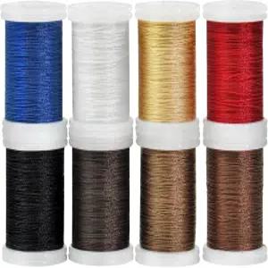 헤비 듀티 실내 장식 나사산 키트 내구성이 뛰어난 접착 나일론 8개 고강도 및 변색 방지 재봉틀용 218