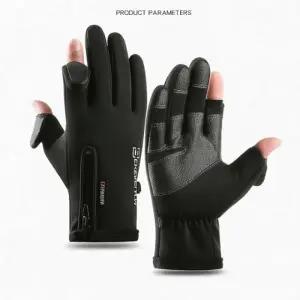 따뜻한 겨울 자전거 방한장갑 등산 손가락 터치 캠핑 낚시