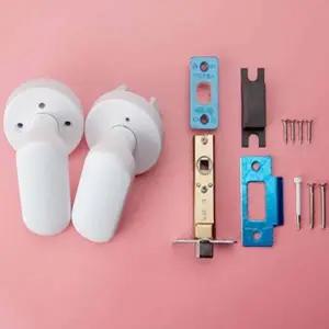 ( )엔젤 ATL-711 화이트 도어손잡이 문손잡이교체