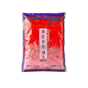 토호 적초생강 1.3Kg 생강초절임 장어구이 초밥 횟집 일식반찬 채생강 생강절임 일본반찬 일식식자재